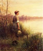 Daniel Ridgway Knight - The Golden Sunset